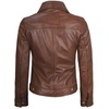 image:imageDecrum Womens Real Lambskin Leather Vintage Style Jacket for WomenCognac Wax