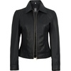 image:imageDecrum Womens Real Lambskin Leather Vintage Style Jacket for WomenGolden Accessories Black