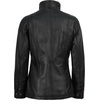 image:imageWomens 100 Lambskin Leather Jacket Wide Notch Lapel Collar with Zip FrontBlack  Red
