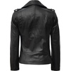 image:imageDecrum Asymmetrical Moto Style Real Lambskin Leather Biker Jacket WomenBlack