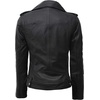 image:imageDecrum Asymmetrical Real Lambskin Womens Biker Leather JacketBlack