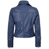 image:imageDecrum Asymmetrical Womens Leather Jacket  Motorcycle Style Leather Jackets for WomenBlue