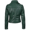 image:imageDecrum Asymmetrical Womens Leather Jacket  Motorcycle Style Leather Jackets for WomenGreen