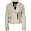 image:imageDecrum Asymmetrical Womens Leather Jacket  Motorcycle Style Leather Jackets for WomenOffwhite