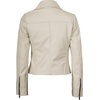 image:imageDecrum Asymmetrical Womens Leather Jacket  Motorcycle Style Leather Jackets for WomenOffwhite