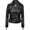 image:imageDecrum Real Lambskin Women Leather Jacket Asymmetrical Motorcycle StyleA Black