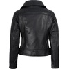 image:imageDecrum Real Lambskin Women Leather Jacket Asymmetrical Motorcycle StyleB Black