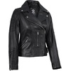 image:imageDecrum Real Lambskin Women Leather Jacket Asymmetrical Motorcycle StyleB Black