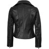 image:imageDecrum Real Lambskin Women Leather Jacket Asymmetrical Motorcycle StyleN Black
