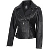 image:imageDecrum Real Lambskin Women Leather Jacket Asymmetrical Motorcycle StyleB Black