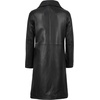 image:imageDecrum 100 Real Lambskin Leather Car Coat Women Long JacketsBlack
