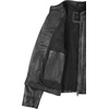 image:imageDecrum Black and Brown Cafe Racer Real Lambskin Leather Jacket WomenBlack