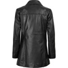 image:imageDecrum Real Lambskin 34 Length Leather Jacket Car Coat Style for WomenBlack