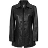 image:imageDecrum Real Lambskin 34 Length Leather Jacket Car Coat Style for WomenBlack