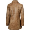 image:imageDecrum Real Lambskin 34 Length Leather Jacket Car Coat Style for WomenCamel