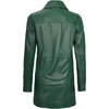 image:imageDecrum Real Lambskin 34 Length Leather Jacket Car Coat Style for WomenGreen