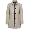 image:imageDecrum Real Lambskin 34 Length Leather Jacket Car Coat Style for WomenOffwhite