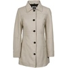 image:imageDecrum Real Lambskin 34 Length Leather Jacket Car Coat Style for WomenOffwhite