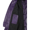 image:imageDecrum Real Lambskin 34 Length Leather Jacket Car Coat Style for WomenPurple Wax