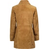 image:imageDecrum Real Lambskin 34 Length Leather Jacket Car Coat Style for WomenSuede Light Brown