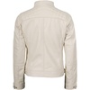 image:imageReal Womens Leather Jacket  Cafe Racer Style Leather Jackets for WomenOffwhite