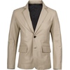 image:imageDecrum Real Lambskin Leather Blazer Men  Casual Mens Leather Blazer JacketBeige