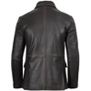 image:imageDecrum Real Lambskin Leather Blazer Men  Casual Mens Leather Blazer JacketDark Brown Ruboff