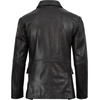 image:imageDecrum Real Lambskin Leather Blazer Men  Casual Mens Leather Blazer JacketMaroon Distress Black
