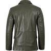 image:imageDecrum Real Lambskin Leather Blazer Men  Casual Mens Leather Blazer JacketOlive Green