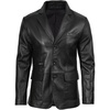 image:imageMens Real Lambskin Leather Blazer Jacket Sport Coat Style Business CasualBlack