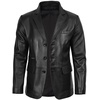 image:imageMens Real Lambskin Leather Blazer Jacket Sport Coat Style Business CasualBlack
