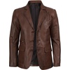 image:imageMens Real Lambskin Leather Blazer Jacket Sport Coat Style Business CasualBrown