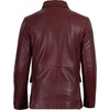 image:imageMens Real Lambskin Leather Blazer Jacket Sport Coat Style Business CasualBurgundy