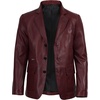 image:imageMens Real Lambskin Leather Blazer Jacket Sport Coat Style Business CasualBurgundy