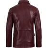 image:imageMens Real Lambskin Leather Suit Jacket Sport Coat Style Business CasualBurgundy