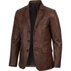 image:imageMens Real Lambskin Leather Blazer Jacket Sport Coat Style Business CasualBrown