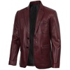 image:imageMens Real Lambskin Leather Suit Jacket Sport Coat Style Business CasualBurgundy