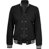 image:imageDecrum Varsity Bomber Jacket Women  High School baseball Style Letterman Jacket WomenBlack