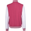 image:imageDecrum Varsity Bomber Jacket Women  High School baseball Style Letterman Jacket WomenPink White