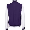 image:imageDecrum Varsity Bomber Jacket Women  High School baseball Style Letterman Jacket WomenPurple White