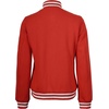 image:imageDecrum Varsity Bomber Jacket Women  High School baseball Style Letterman Jacket WomenRed