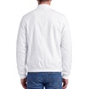 image:imageDecrum Mens Mark Plain Fleece Bomber JacketWhite
