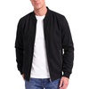 image:imageDecrum Mens Mark Plain Fleece Bomber JacketBlack