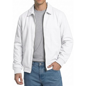 image:imageFleece Jacket Men  Soft Casual Fashion Outerwear Mens Bomber JacketsWhite
