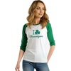 image:imageDecrum St Patricks Day Shirt Women  Pattys Raglan Sleeve Baseball Style Saint Patricks Day OutfitsWomens Green Raglan  Shenanigans