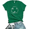 Green - Shamrock St Patricks Shirt Womens