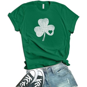 image:imageGreen St Patricks Day Shirt Women  Lets Get Lucky Charms Pattys Irish Saint Patricks Day OutfitsGreen  Heart Shamrock St Patricks Shirt Women