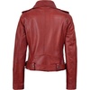 image:imageDecrum Asymmetrical Real Lambskin Biker Style Womens Leather JacketRed