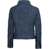 image:imageTrucker Leather Jacket Women  Real Lambskin Vintage Womens Leather JacketWash Blue
