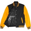 image:imageDecrum Varsity Jacket Men  Casual High School Baseball Bomber Letterman Jacket MenBlack Yellow